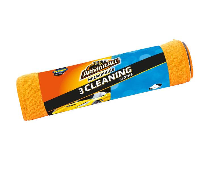 Armor All Microfibre Cleaning Cloth 3-pk