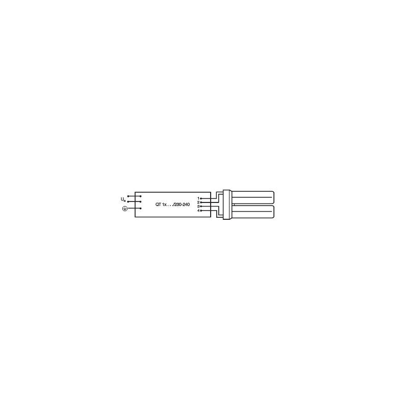 Osram Dulux F 24W 830 | varm hvit - 4-stift 